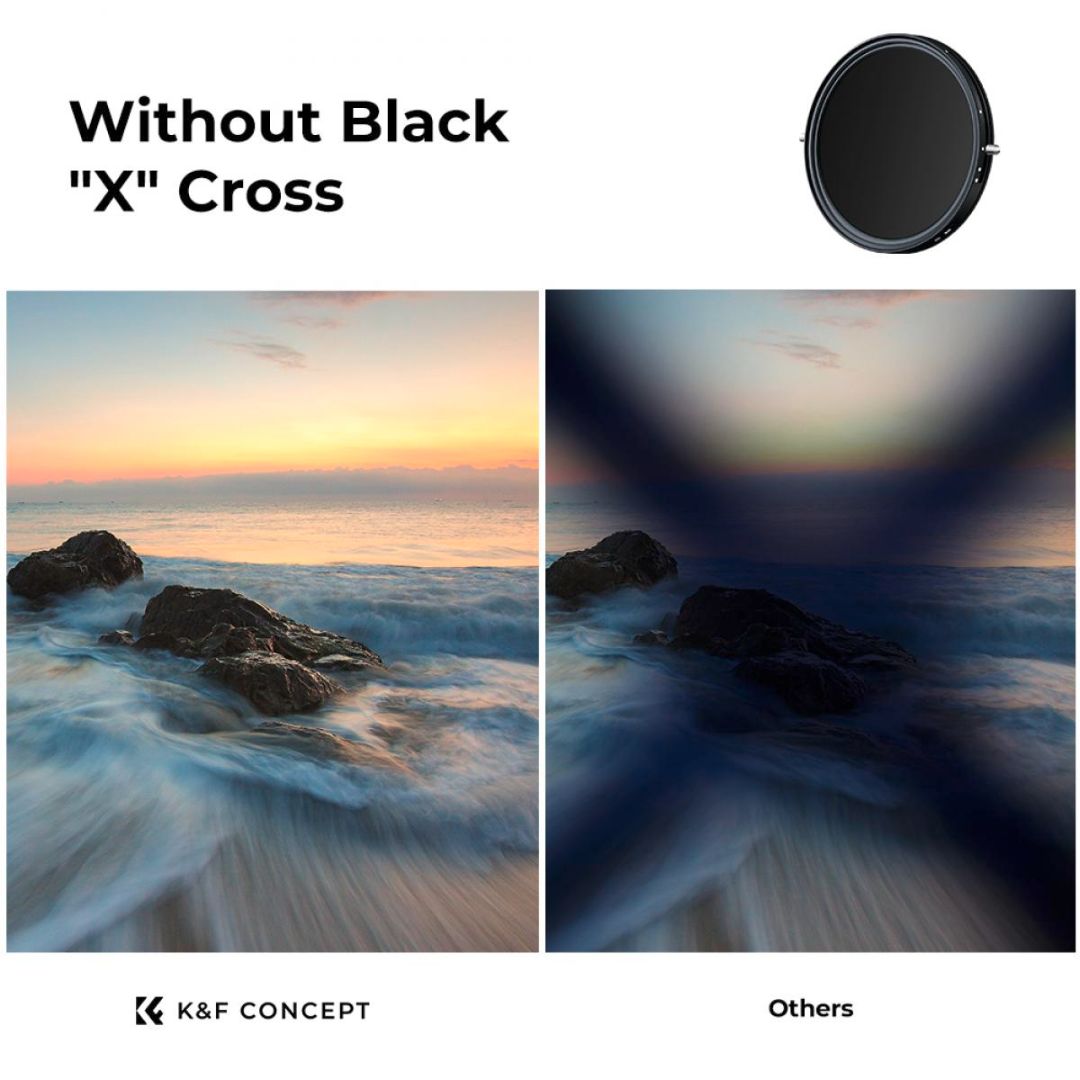 K&F Concept 49mm ND2-ND32 Variable ND Filter + CPL Filter 2 u 1 VND KF01.1319V1 - 3